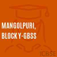 Mangolpuri, Block Y-GBSS High School Logo