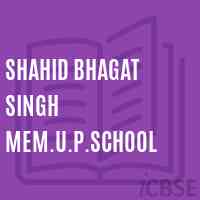 Shahid Bhagat Singh Mem.U.P.School Logo