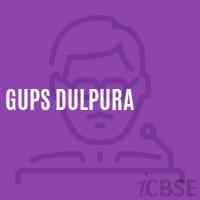 Gups Dulpura Middle School Logo
