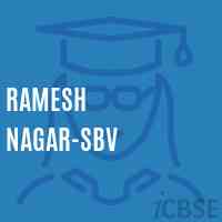Ramesh Nagar-SBV Senior Secondary School Logo