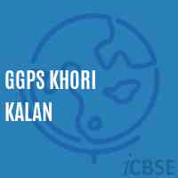 Ggps Khori Kalan Primary School Logo