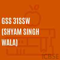 Gss 31Ssw (Shyam Singh Wala) Secondary School Logo