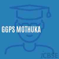 Ggps Mothuka Primary School Logo