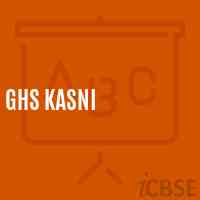 Ghs Kasni Secondary School Logo