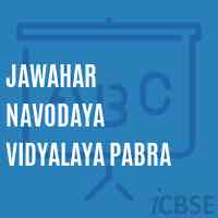 Jawahar Navodaya Vidyalaya Pabra High School Logo