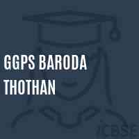 Ggps Baroda Thothan Primary School Logo