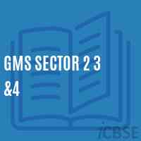 Gms Sector 2 3 &4 Middle School Logo