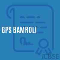 Gps Bamroli Primary School Logo