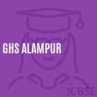 Ghs Alampur Secondary School Logo