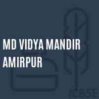 Md Vidya Mandir Amirpur Secondary School Logo