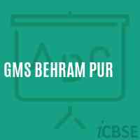 Gms Behram Pur Middle School Logo