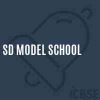 Sd Model School Logo