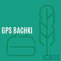Gps Bachki Primary School Logo