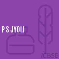 P S Jyoli Primary School Logo