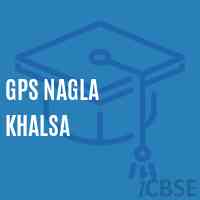 Gps Nagla Khalsa Primary School Logo