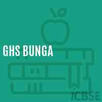 Ghs Bunga Secondary School Logo