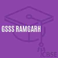 Gsss Ramgarh High School Logo