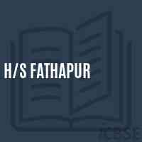 H/s Fathapur Secondary School Logo