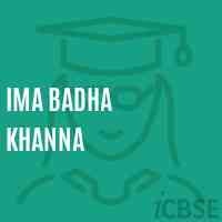 Ima Badha Khanna Middle School Logo