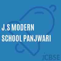 J.S Modern School Panjwari Logo