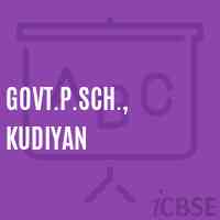 Govt.P.Sch., Kudiyan Primary School Logo