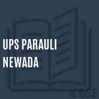 Ups Parauli Newada Middle School Logo