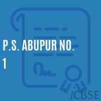 P.S. Abupur No. 1 Primary School Logo