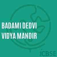 Badami Dedvi Vidya Mandir Middle School Logo