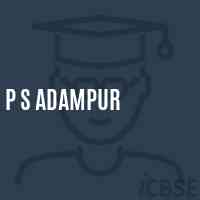 P S Adampur Primary School Logo