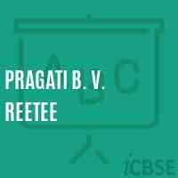 Pragati B. V. Reetee Primary School Logo