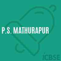 P.S. Mathurapur Primary School Logo