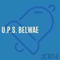 U.P.S. Belwae Middle School Logo