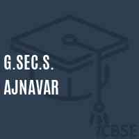G.Sec.S. Ajnavar Secondary School Logo