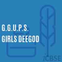 G.G.U.P.S. Girls Deegod Middle School Logo