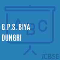 G.P.S. Biya Dungri Primary School Logo