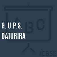 G. U.P.S. Daturira Secondary School Logo