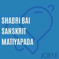 Shabri Bai Sanskrit Matiyapada Primary School Logo