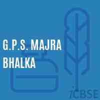 G.P.S. Majra Bhalka Primary School Logo