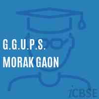 G.G.U.P.S. Morak Gaon Middle School Logo