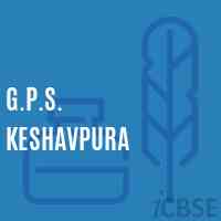 G.P.S. Keshavpura Primary School Logo