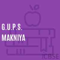 G.U.P.S. Makniya Middle School Logo