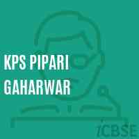 Kps Pipari Gaharwar Primary School Logo