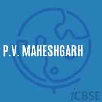 P.V. Maheshgarh Primary School Logo