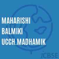 Maharishi Balmiki Ucch.Madhamik Secondary School Logo