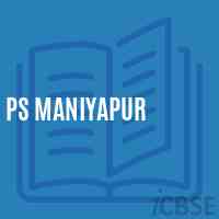Ps Maniyapur Primary School Logo