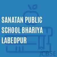 Sanatan Public School Bhariya Labedpur Logo
