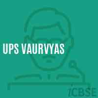Ups Vaurvyas Middle School Logo