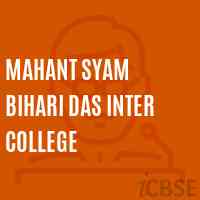 Mahant Syam Bihari Das Inter College High School Logo