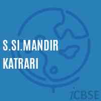 S.Si.Mandir Katrari Primary School Logo