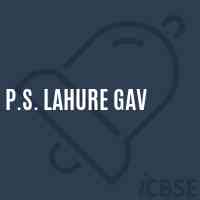 P.S. Lahure Gav Primary School Logo